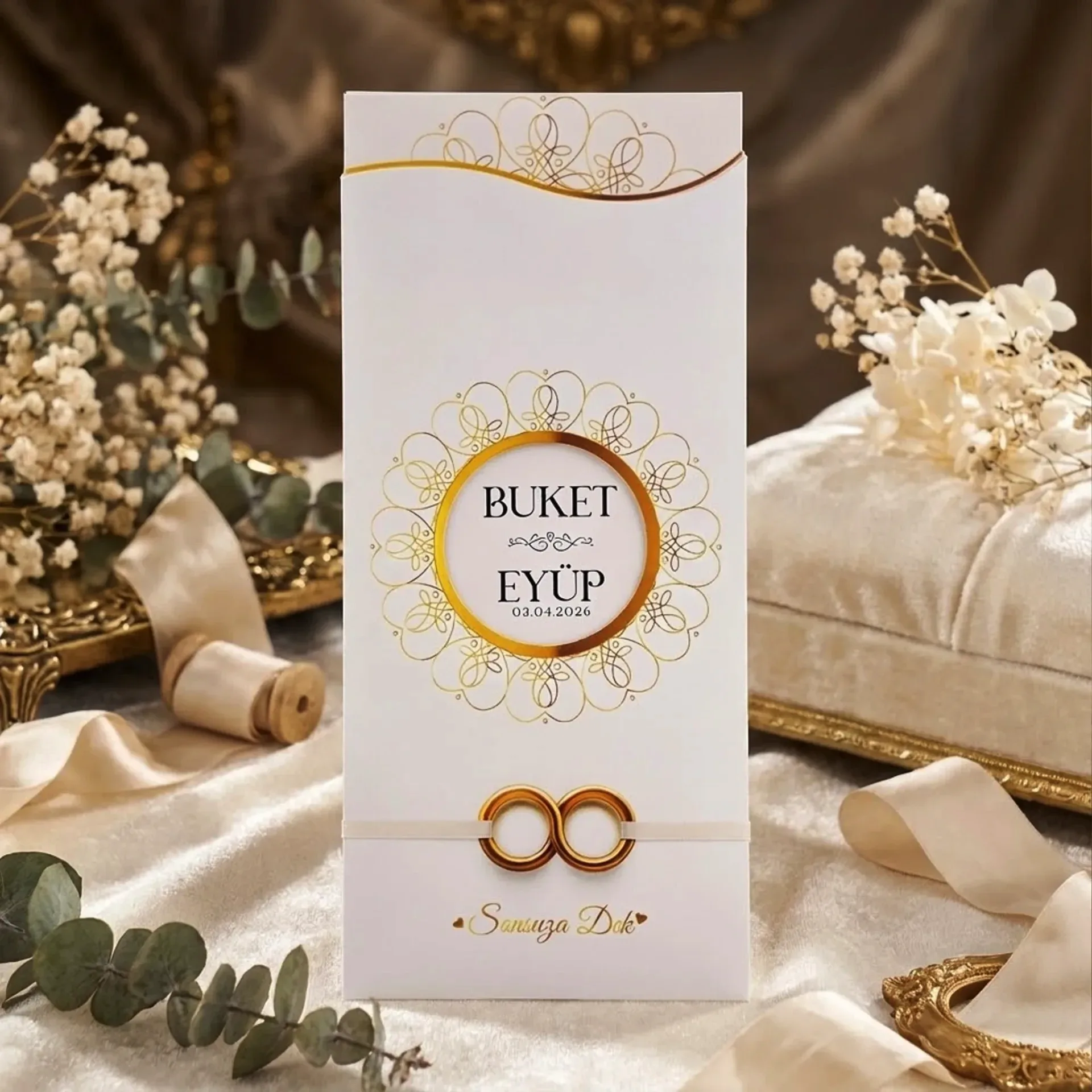 Sonsuza Dek Temalı Kutulu Davetiye