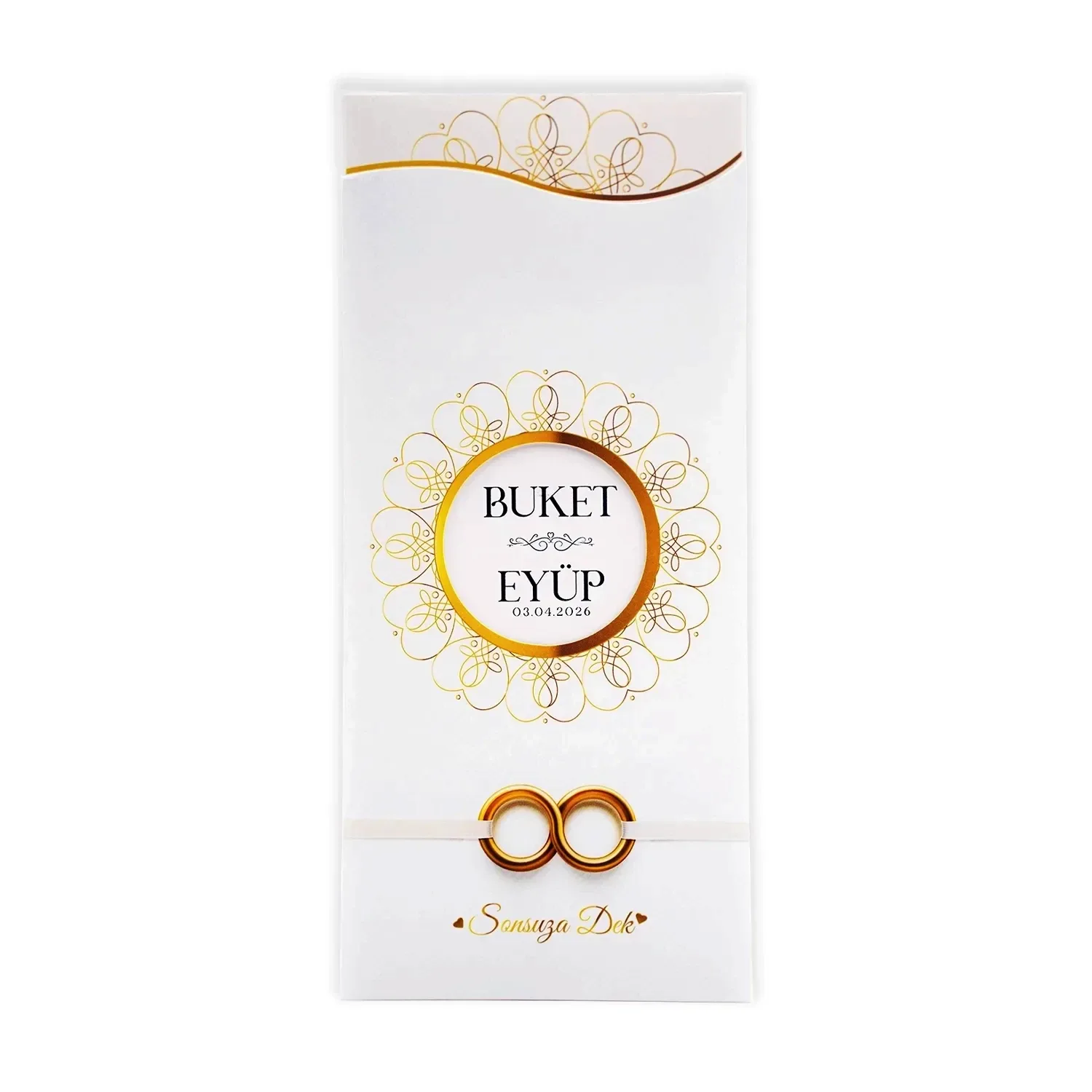 Sonsuza Dek Temalı Kutulu Davetiye