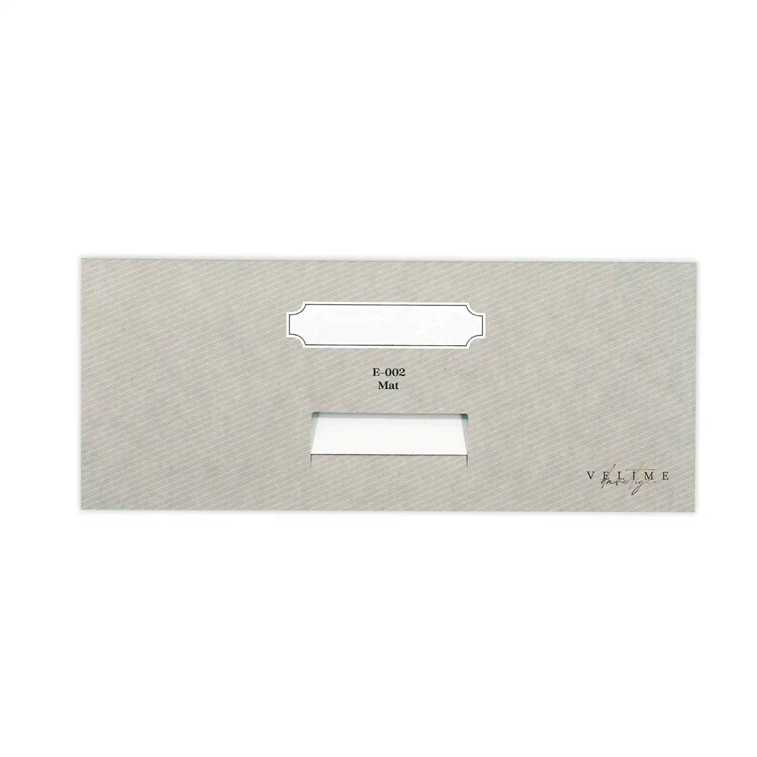 Modern Minimal Gri Davetiye